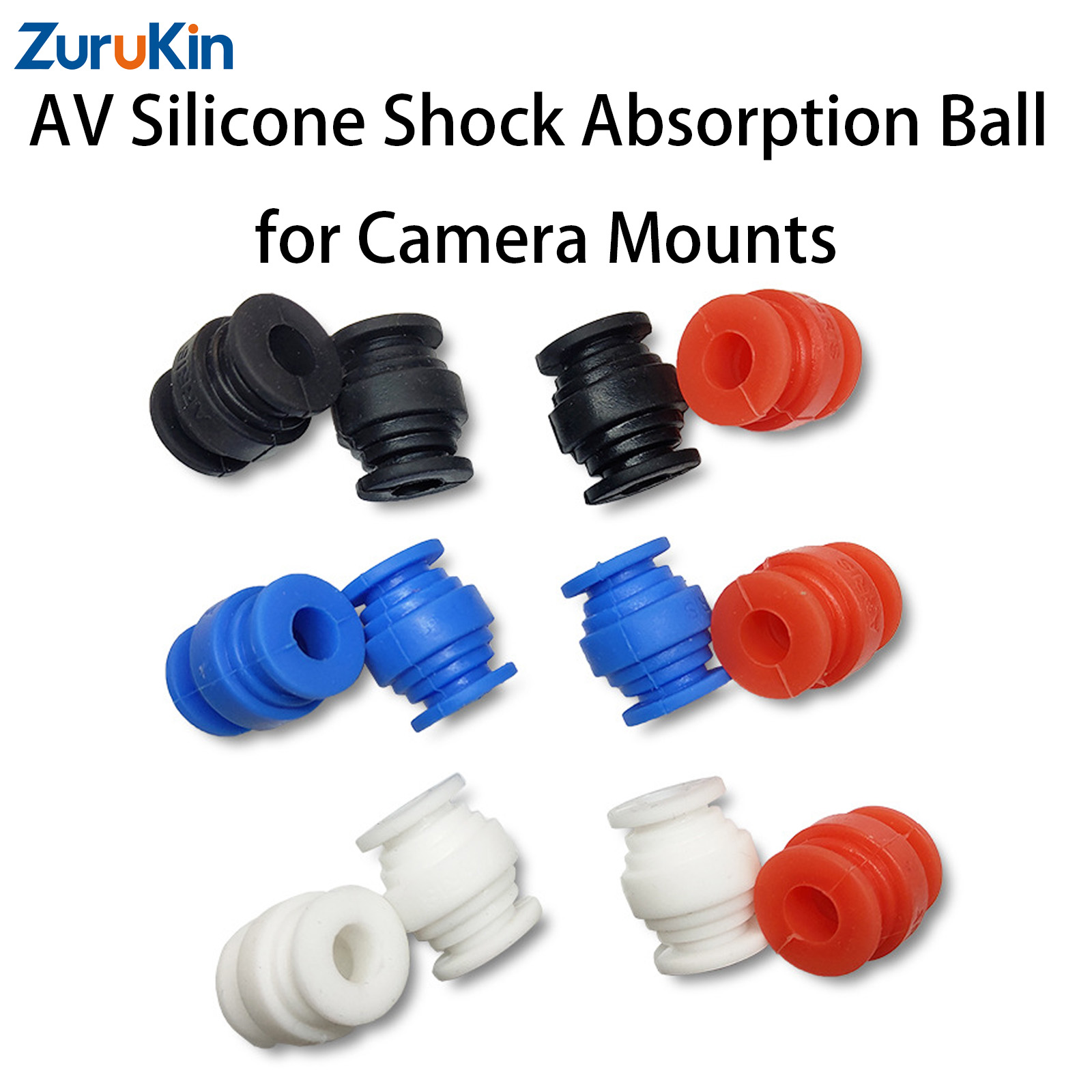 Drone Gimbal Mount - 12 個 AV シリコーン衝撃吸収ゴムボール ドローンジンバルフライトコントローラーカメラマウント FPV