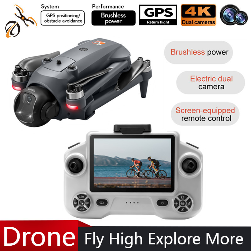 Drone Gimbal Brushless - 新型YL059ミニRCクアッドコプター4KドローンHDカメラFPV GPS飛行光学フローポジショニング長時間バッテリー搭載RCおもちゃ男の子向けギフトドローン