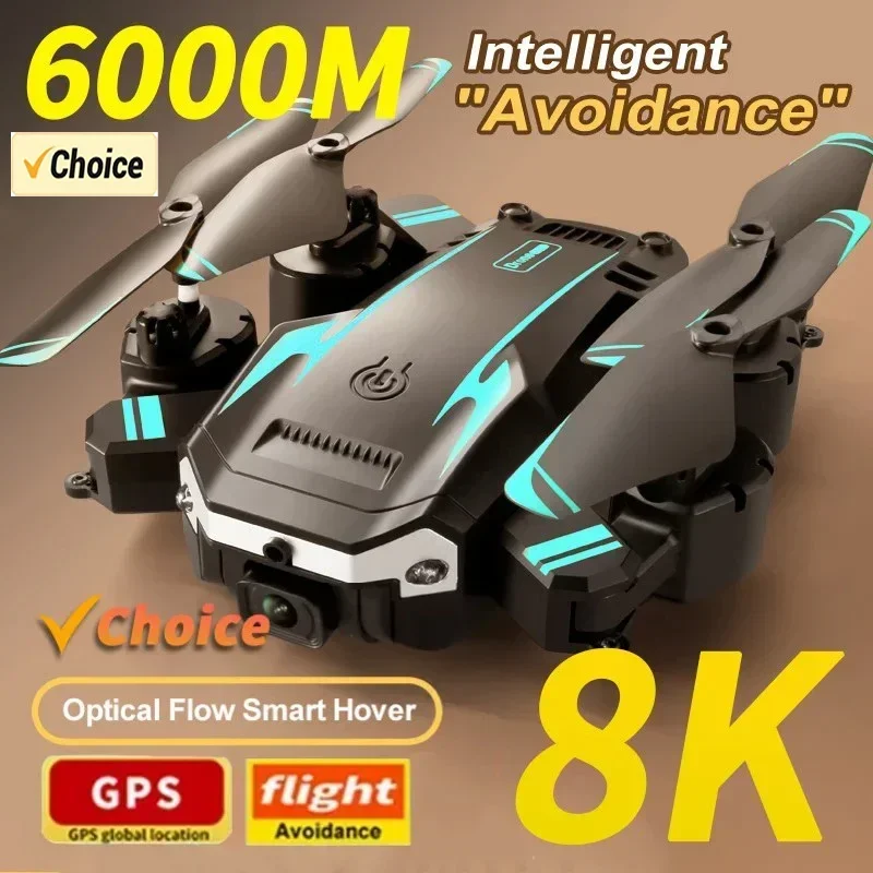 Drone Gimbal Brushless - G6 Pro 8Kデュアルカメラドローン、5G GPS 5KM FPV（360度）