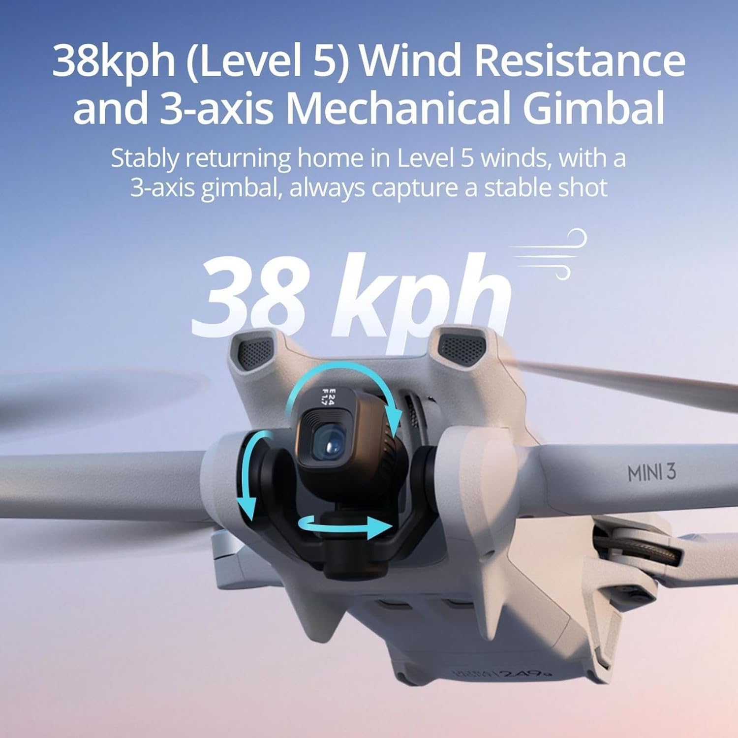 再生品の中古DJI Mini 3ドローン、3軸機械式ジンバル - Drone Gimbal 3 Axis のレビューと価格