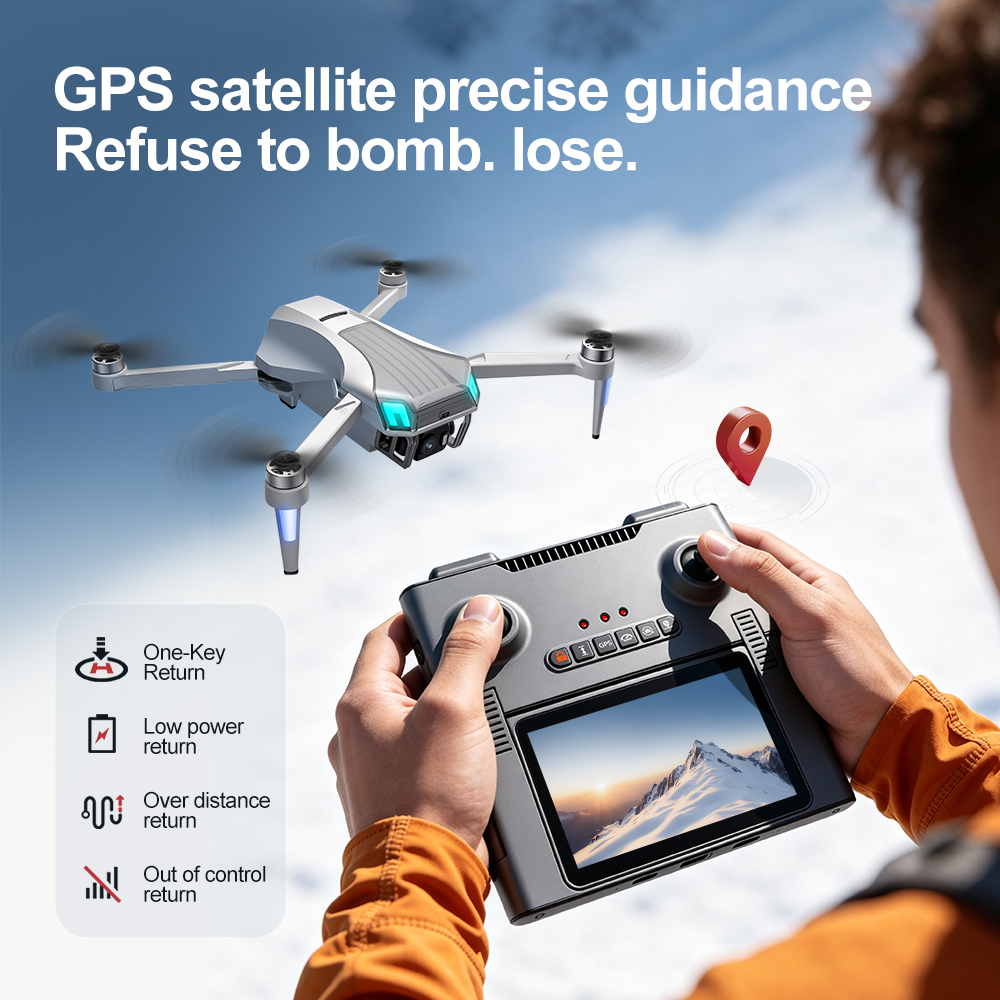 U55Max 5G光学フローGPSドローン 4Kプロフェッシ - Drone Gimbal Mount のレビューと価格