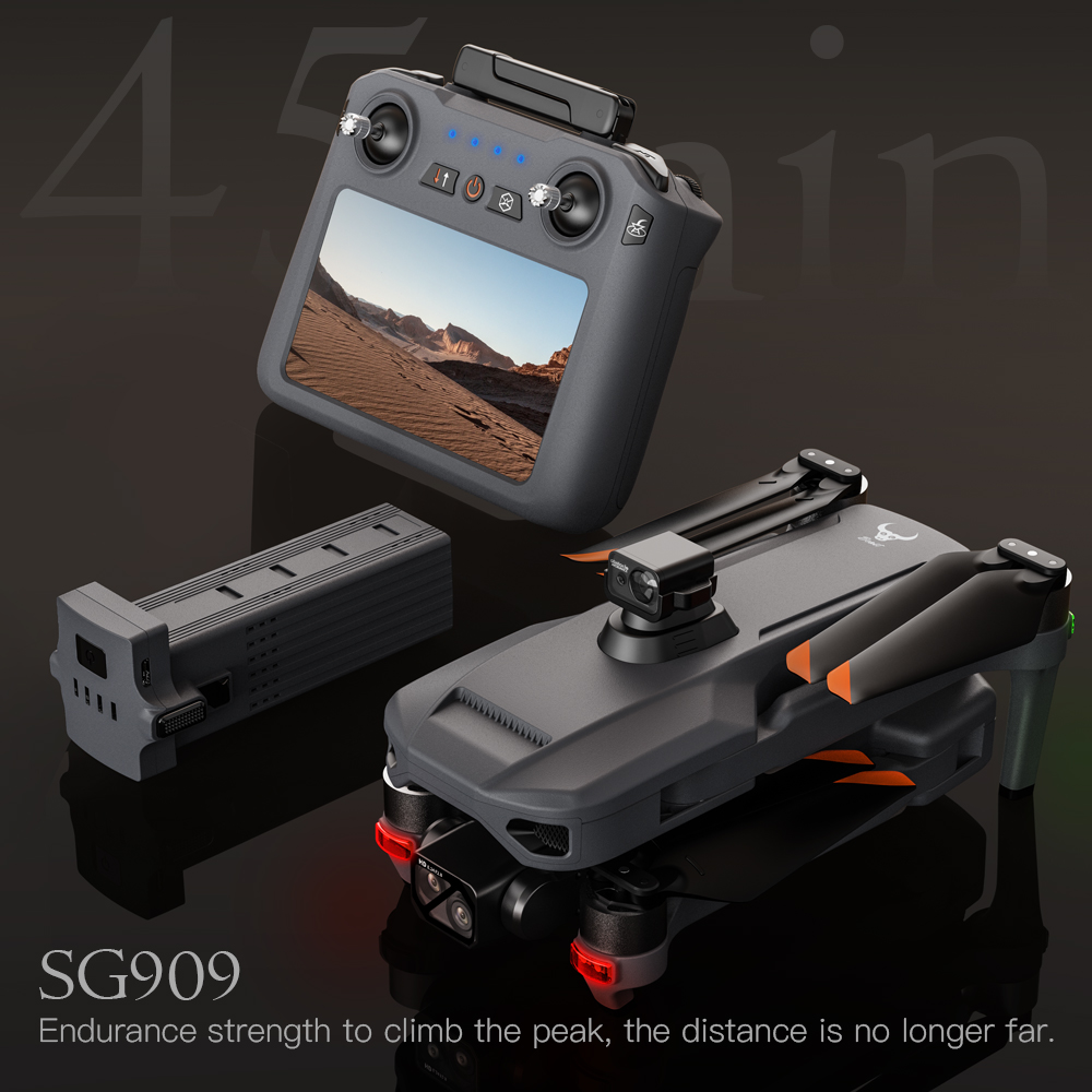 Teeggi SG909 MAX GPS ドローン 4K カ - Drone Gimbal Brushless のレビューと価格