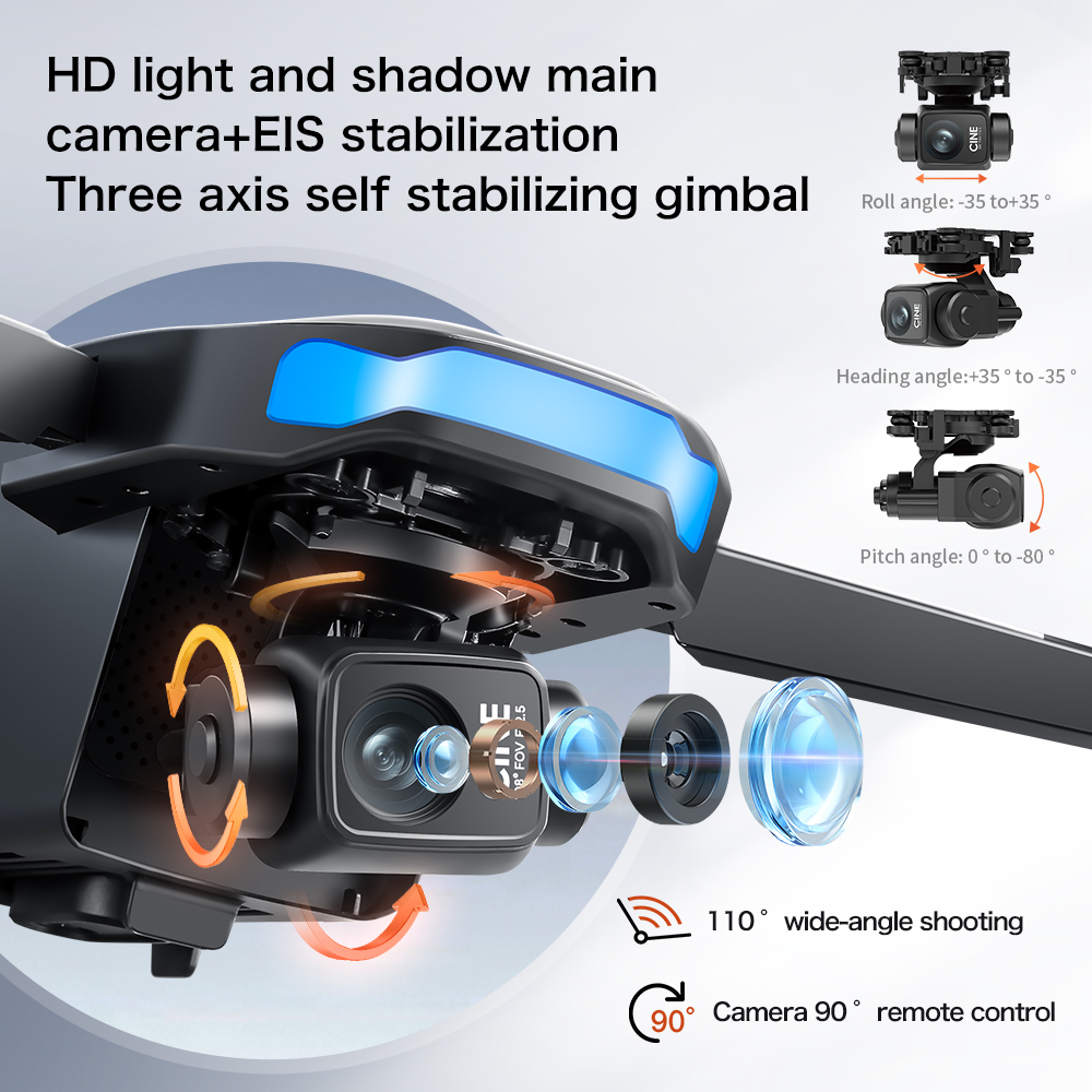 新型S-X1 MAXドローン GPS 8Kプロフェッショナル - Drone Gimbal Brushless のレビューと価格