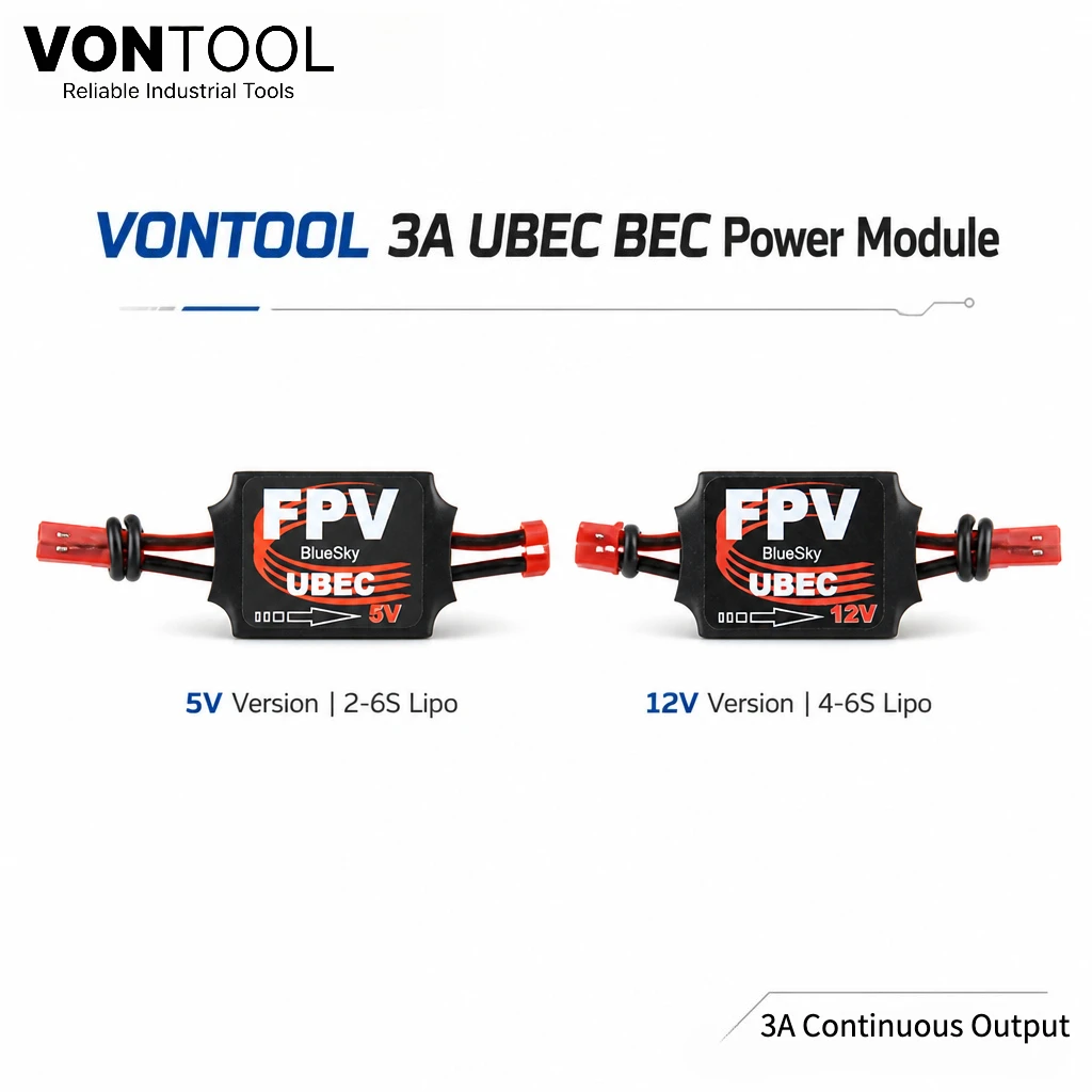 VONTOOL 3A UBEC BEC ステップダウン電源モ - Drone Gimbal For Gopro のレビューと価格