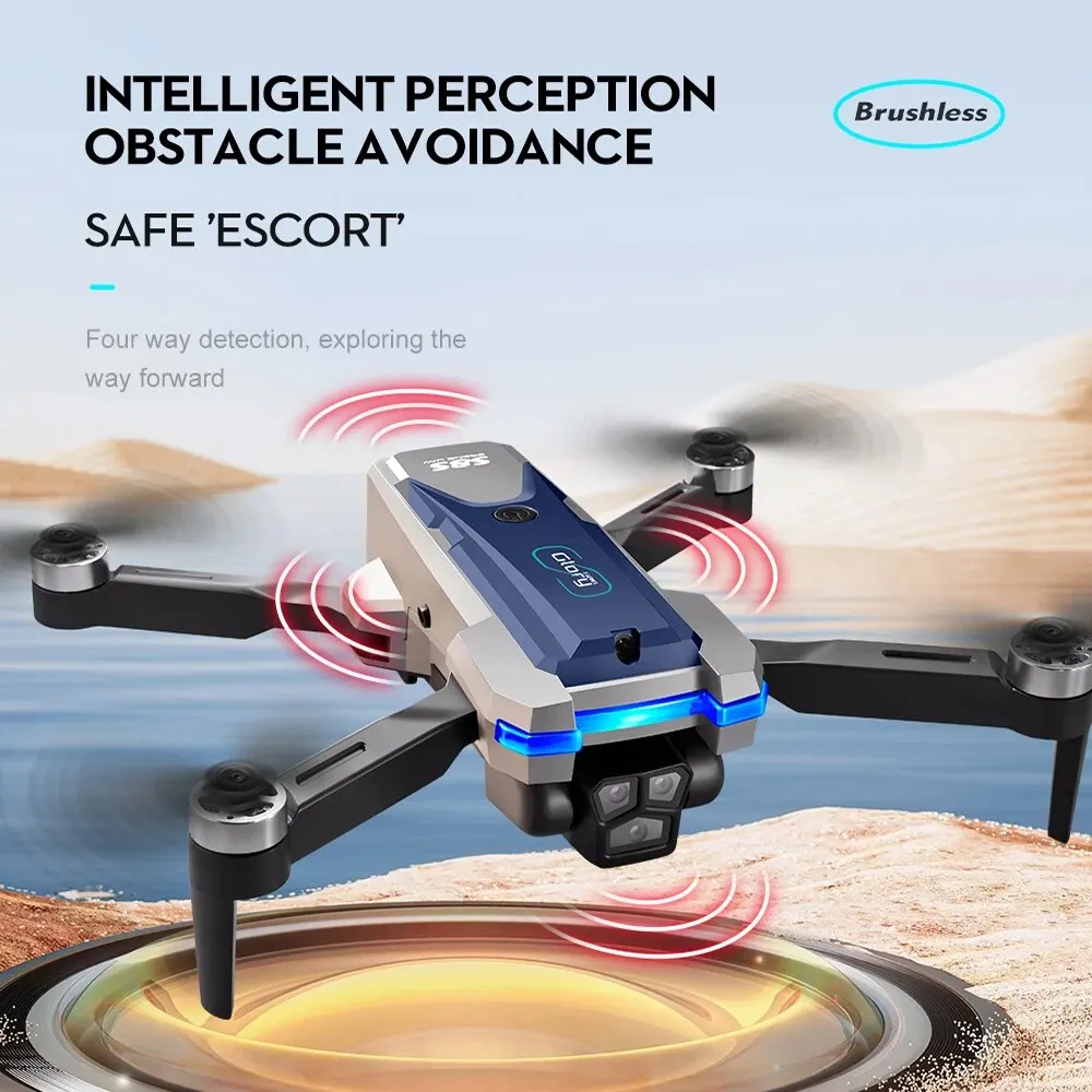折りたたみ式リモートコントロールドローンRCS8S GPS, - Drone Gimbal Brushless のレビューと価格